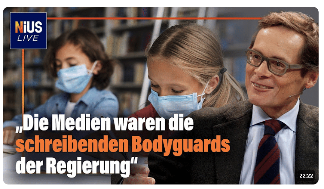Generation Corona: „Die Medien waren die schreibenden Bodyguards“ I NIUS Live