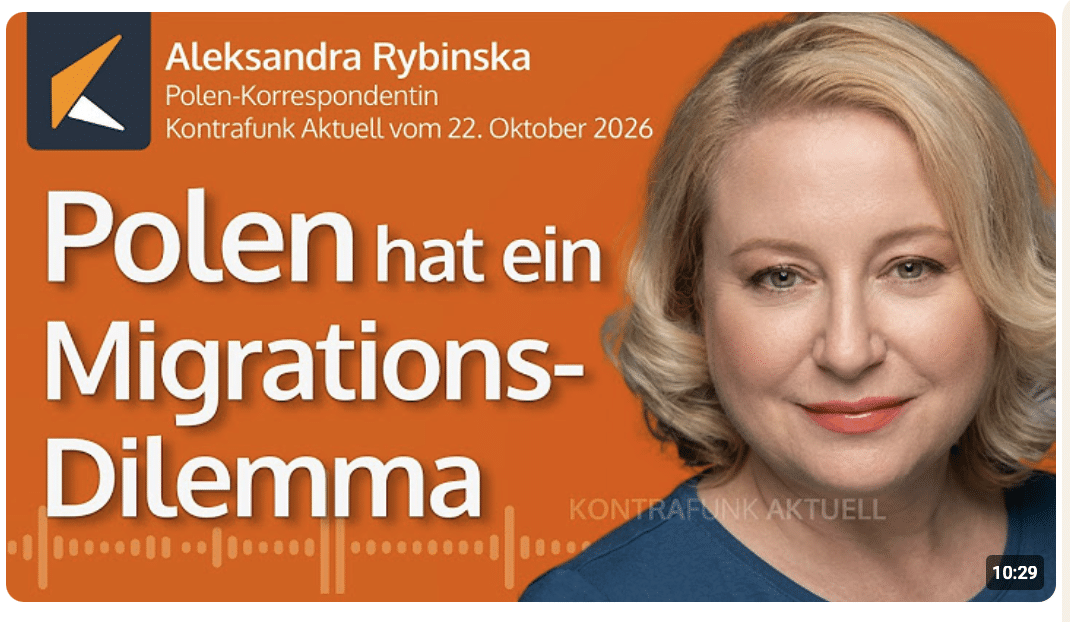 Polens Migrationspolitik und die EU – Interview mit Kontrafunk-Korrespondentin Aleksandra Rybinska