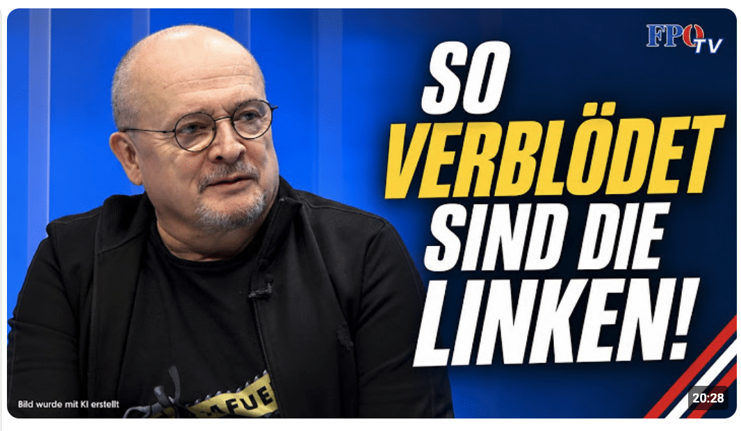 Heinzlmaier deckt auf: Linke und Islamisten machen gemeinsame Sache