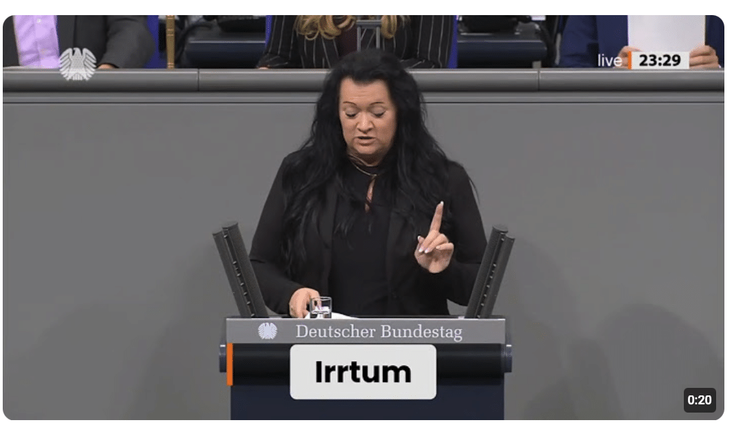 AfD Politikerin ‚Biologie ist rechtsradikale Verschwörungstheorie!’#afd #deutschland #politik