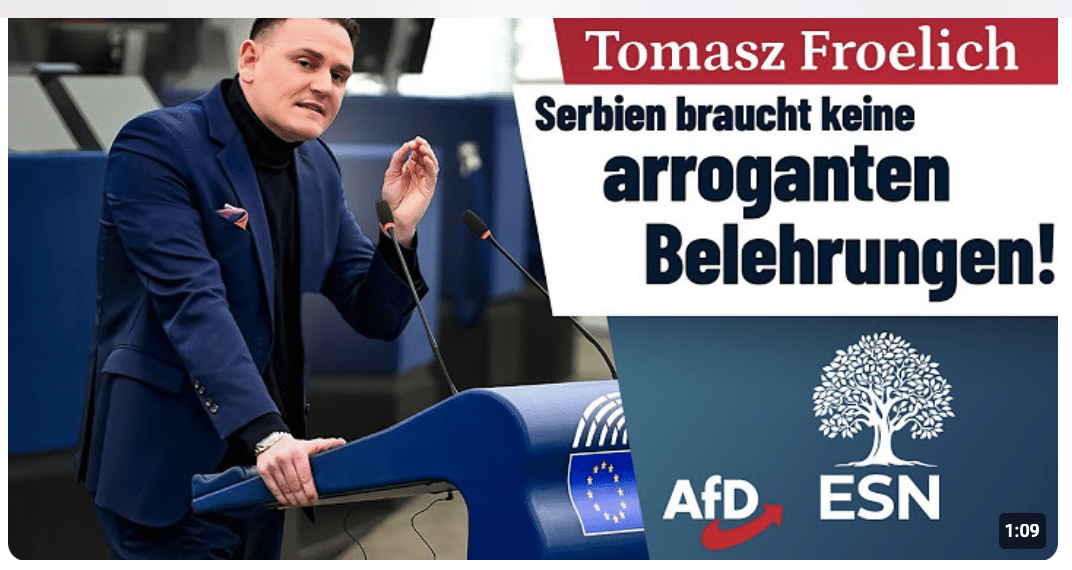 Serbien braucht keine arroganten Belehrungen!