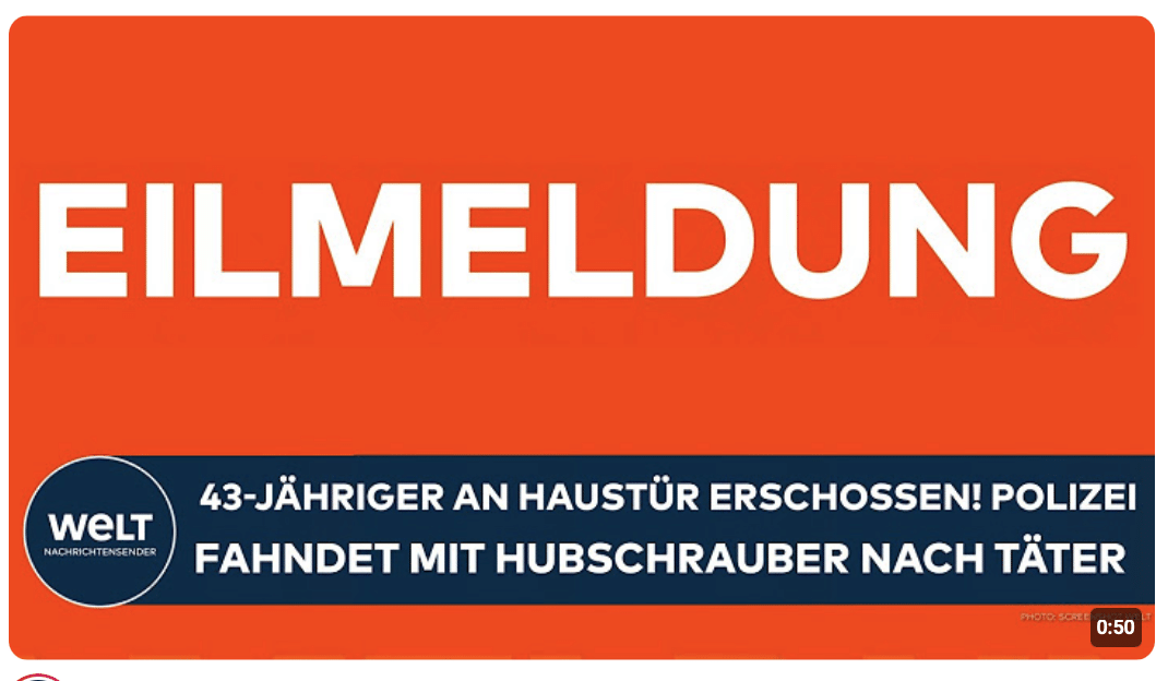 EILMELDUNG: Tödliche Schüsse an der Haustür! Mann (43) erschossen – Täter auf der Flucht!
