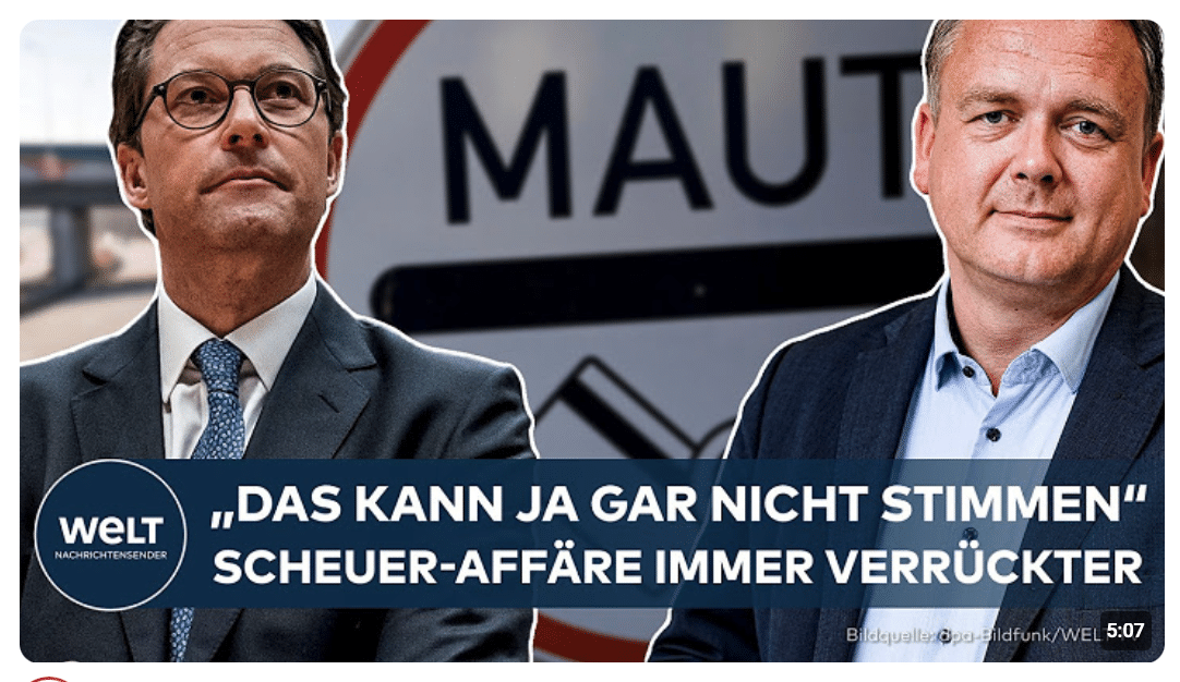 MAUT-AFFÄRE: „Kann ja gar nicht stimmen“ – Neue Infos zum Geflecht hinter dem Scheuer-Skandal