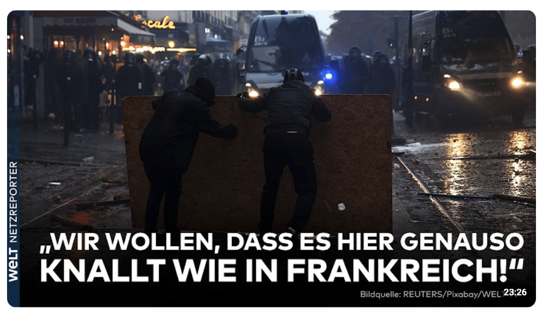 DEUTSCHLAND: HALLOWEEN-KRAWALLE? „Genauso knallt wie in Frankreich!“ Polizei rüstet sich