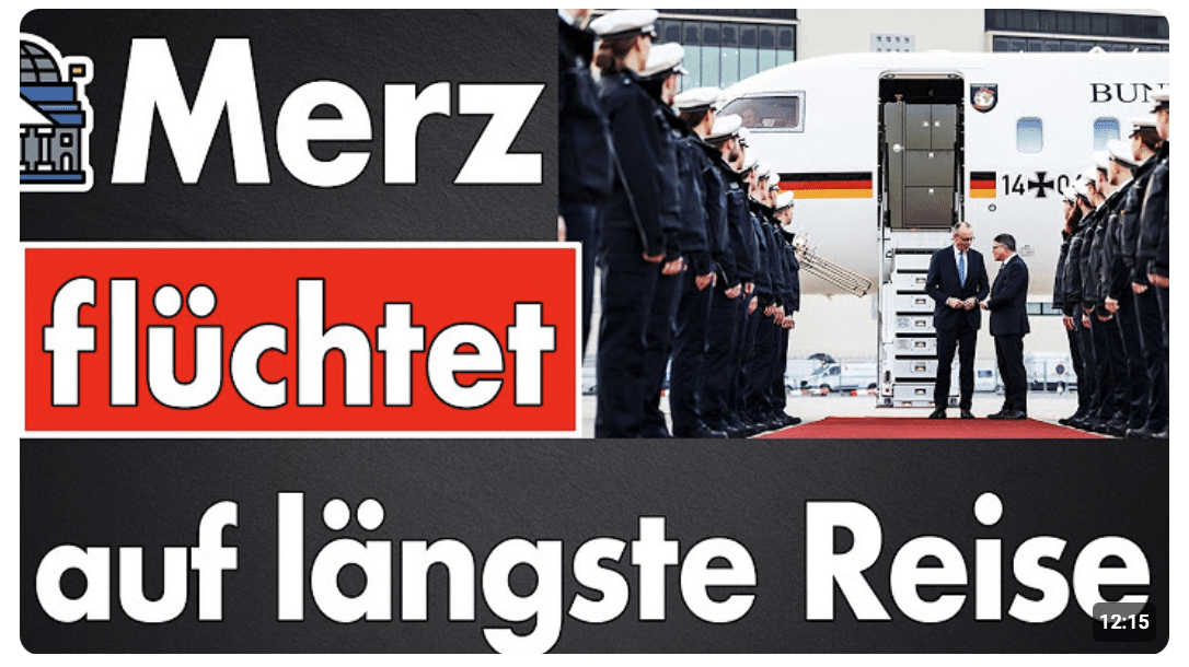 Merz haut ab: unbeliebtester Kanzler aller Zeiten flüchtet vor der Realität – längste Auslandsreise
