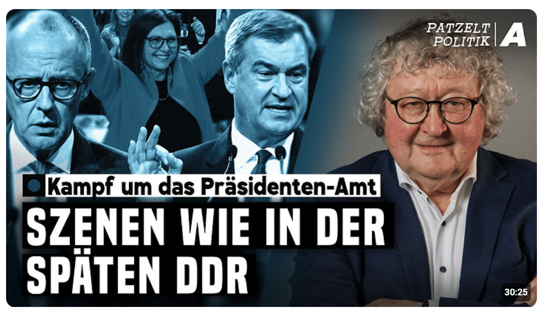Erzwungener Merz-Applaus bei CSU-Parteitag: „Das erinnert an die späte DDR“ – Patzelt Politik