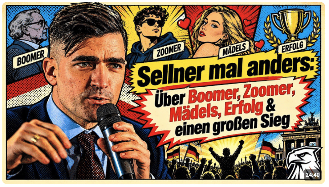 Sellner privat: Über Boomer, Zoomer, Mädels, Erfolg, den Sockenmann & einen großen Sieg