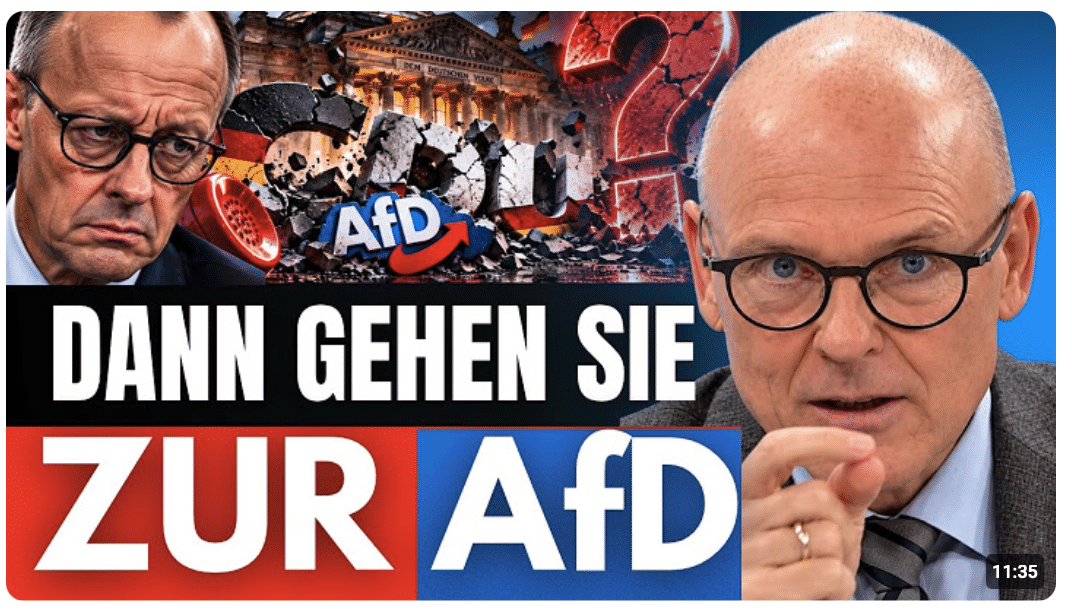 Die Arroganz der Macht lässt die AfD immer stärker werden! Kolumnist sprengt die Runde!