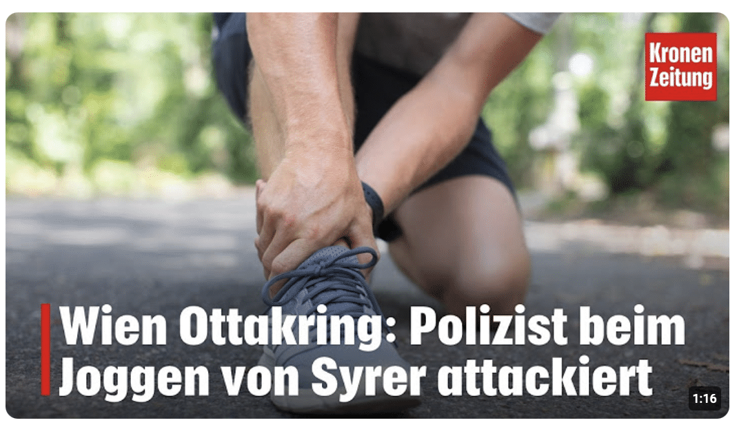 Polizist in Freizeit von syrischen Messerstecher attackiert | krone.tv NEWS