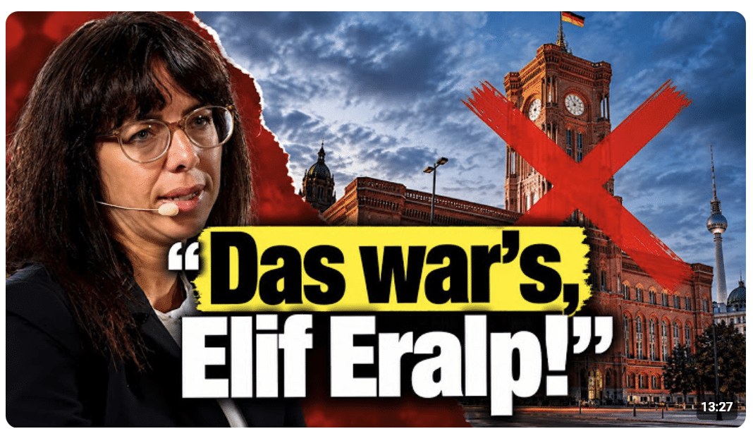 BERLIN: „Das war`s, Elif Eralp!“