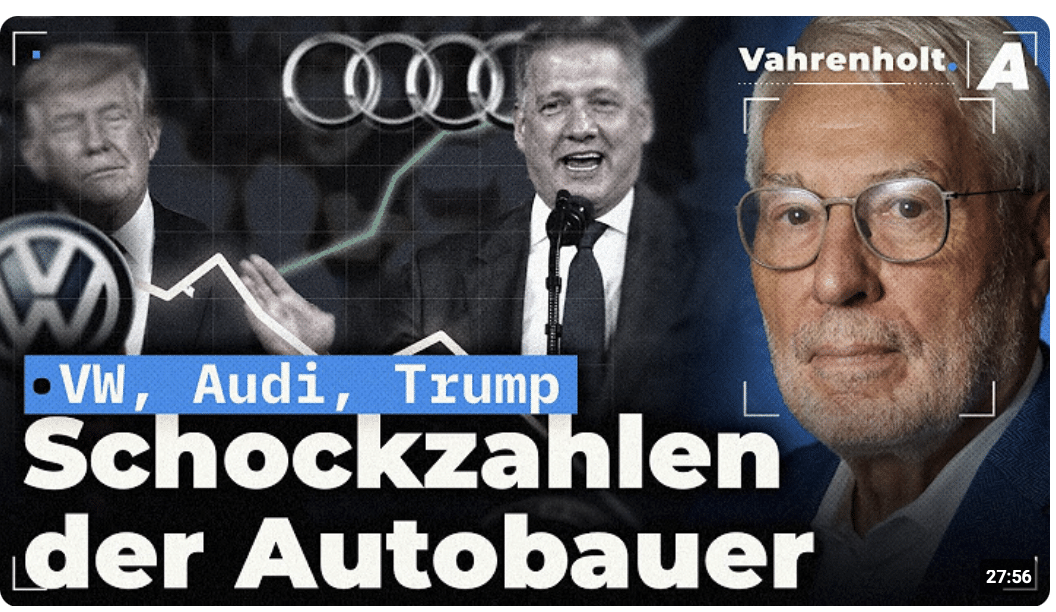 „Es ist gespenstisch“: Mega Minus von VW, Audi wandert ab – Vahrenholt