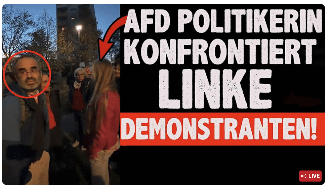 LIVE: AfD-Politikerin konfrontiert Gegenprotest! VÖLLIGE ESKALATION! 