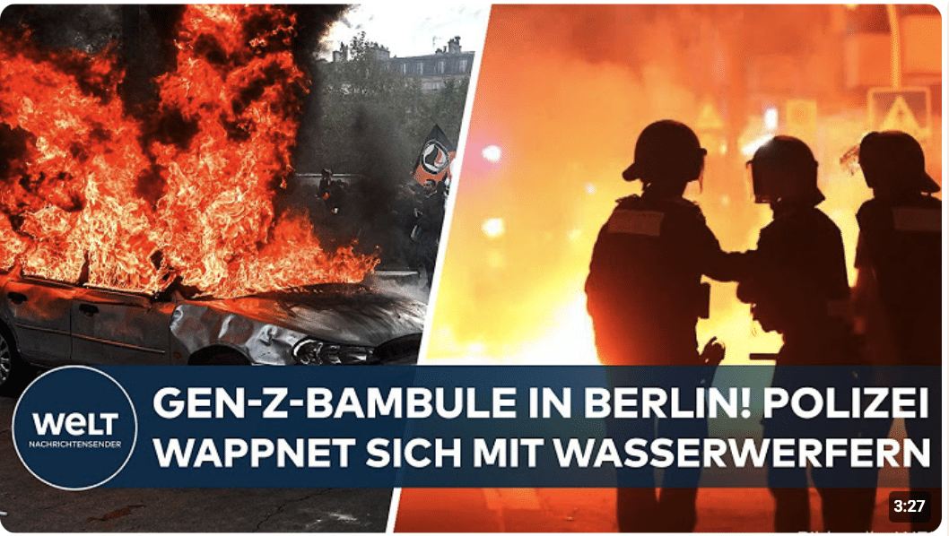 GEN-Z-PROTESTE: Hunderttausende gehen auf die Straße! Polizei rechnet mit heftigen Krawallen