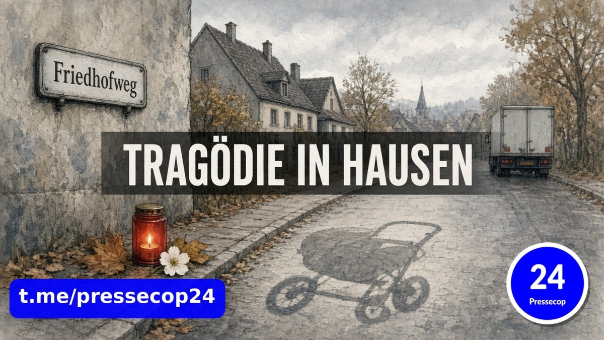 UNFASSBARE TRAGÖDIE IN HAUSEN! LKW ERFASST FRAU (62) UND KLEINKIND (1) IM KINDERWAGEN – BEIDE STERBEN NOCH AN DER UNFALLSTELLE!